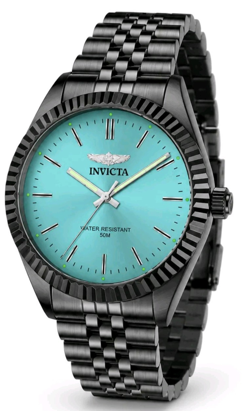 🔥79020🔥 Invicta Specialty Serrate Men's Watch - 40mm, Black Light Blue